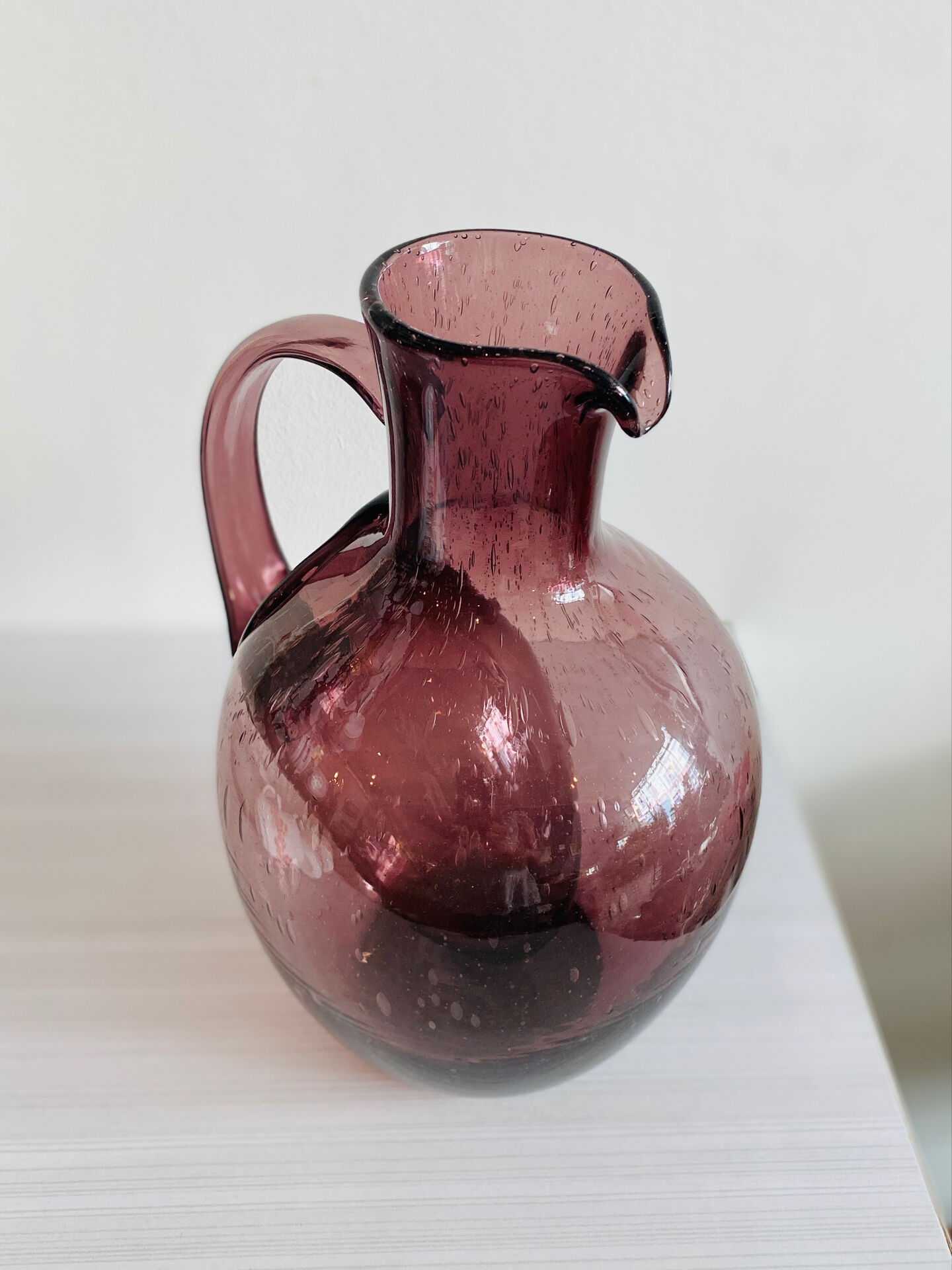 Ice pitcher carafe glassware Biot