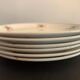 6 Gien dessert plates, Nice model, 1950