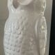 Vintage glazed ceramic owl umbrella stand