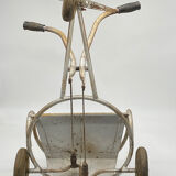 Baby rower, tricycle, child, old, vintage, metal