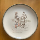 Creil Montereau - trio of plates