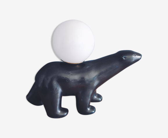 Lampe ours style art déco