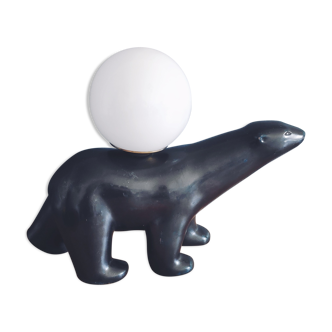Art deco style bear lamp