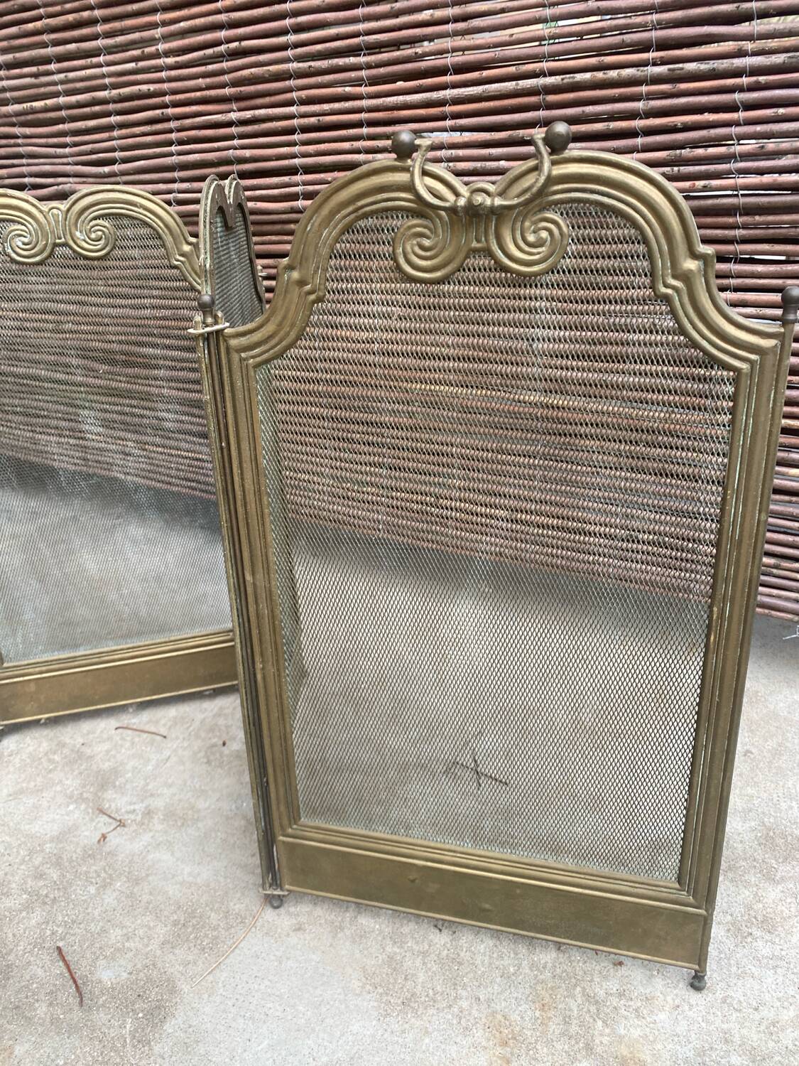 Brass Fire Screen