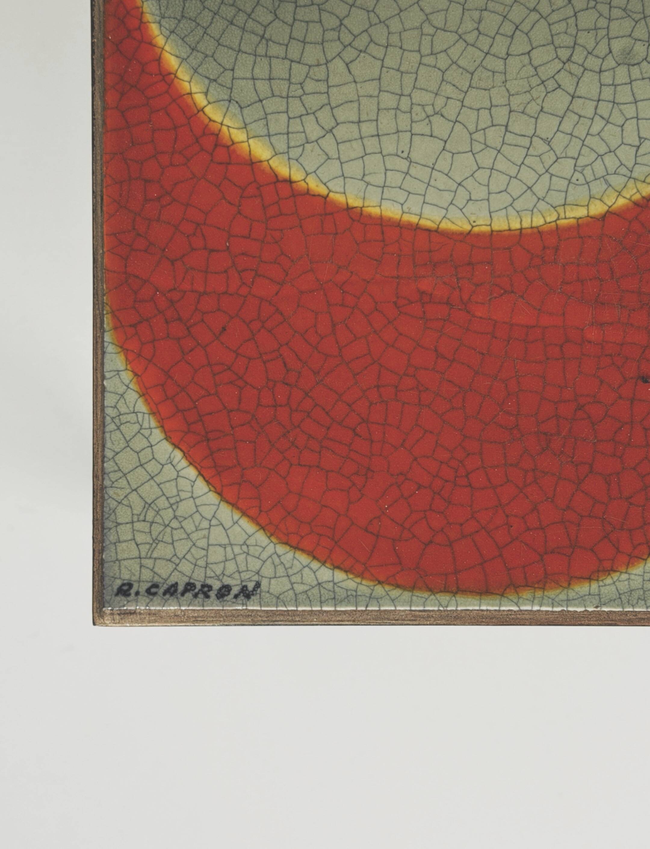 Rare ceramic coffee table by Roger Capron, Vallauris, 1960.