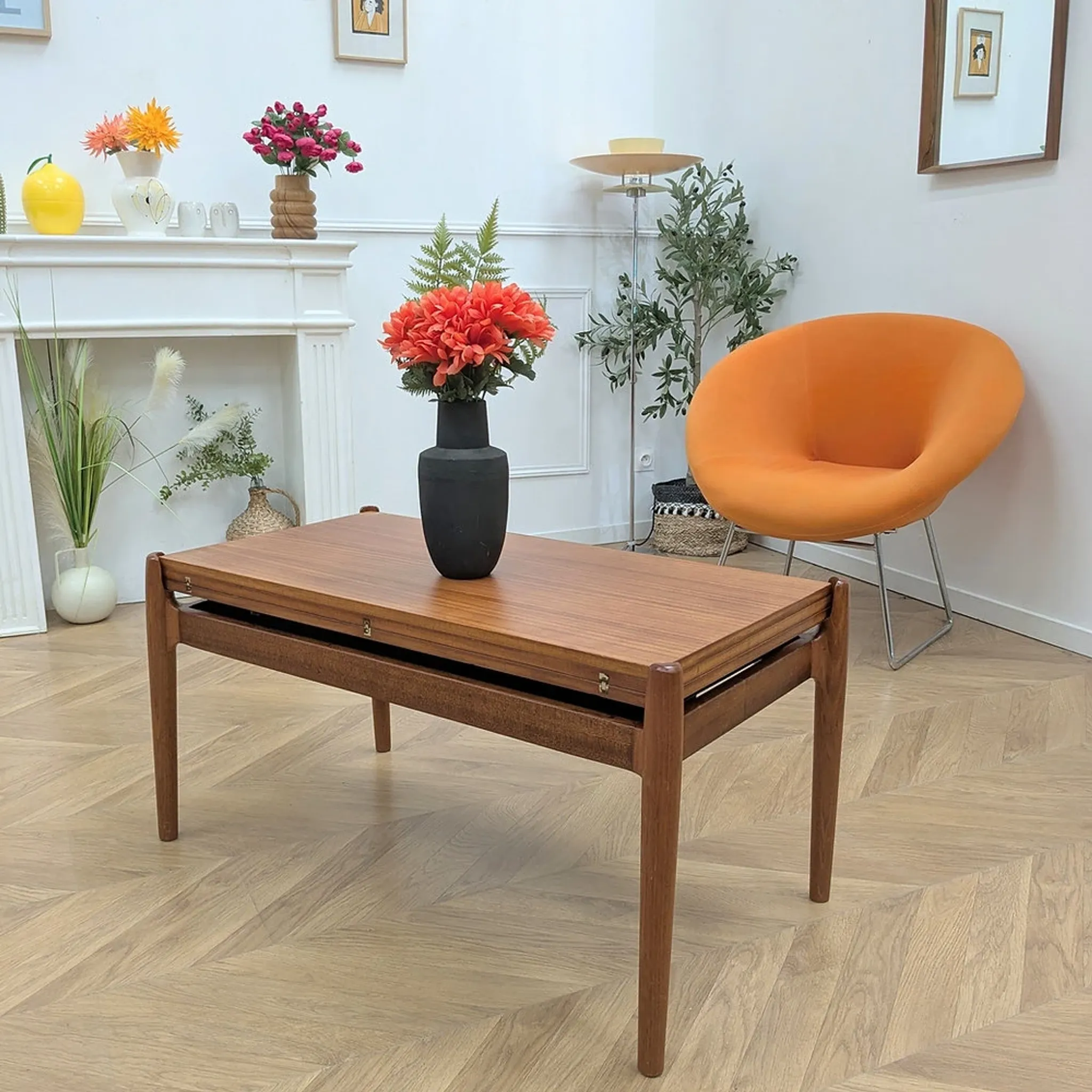 Table 2-en-1 Révélation Ducrot Années 50 modulable