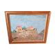 Oil on landscape canvas