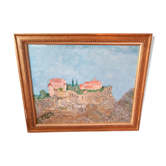 Huile sur toile-paysage