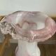 Vintage glass paste mushroom vase