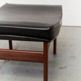 Ib kofod larsen lounge chair & ottoman "Adam" for Mogens kold