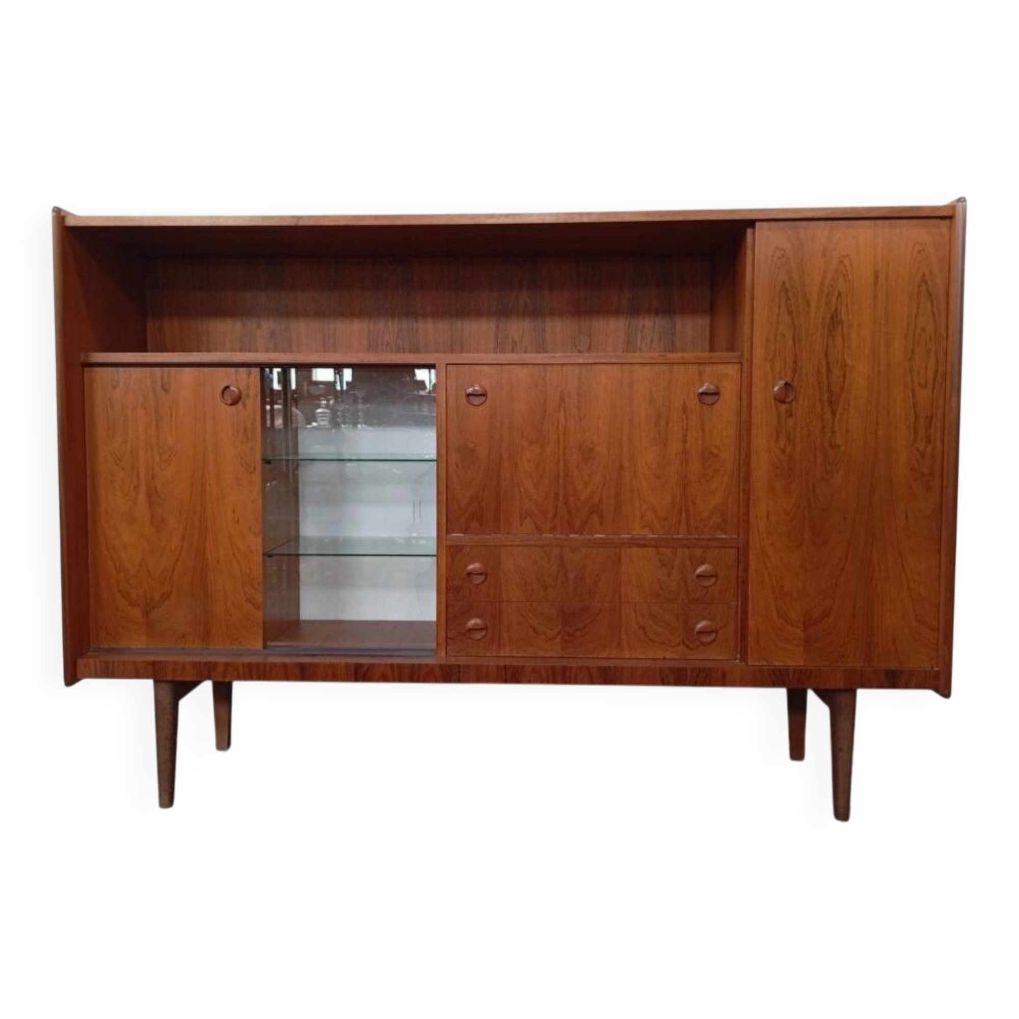 Scandinavian teak sideboard LB 60s