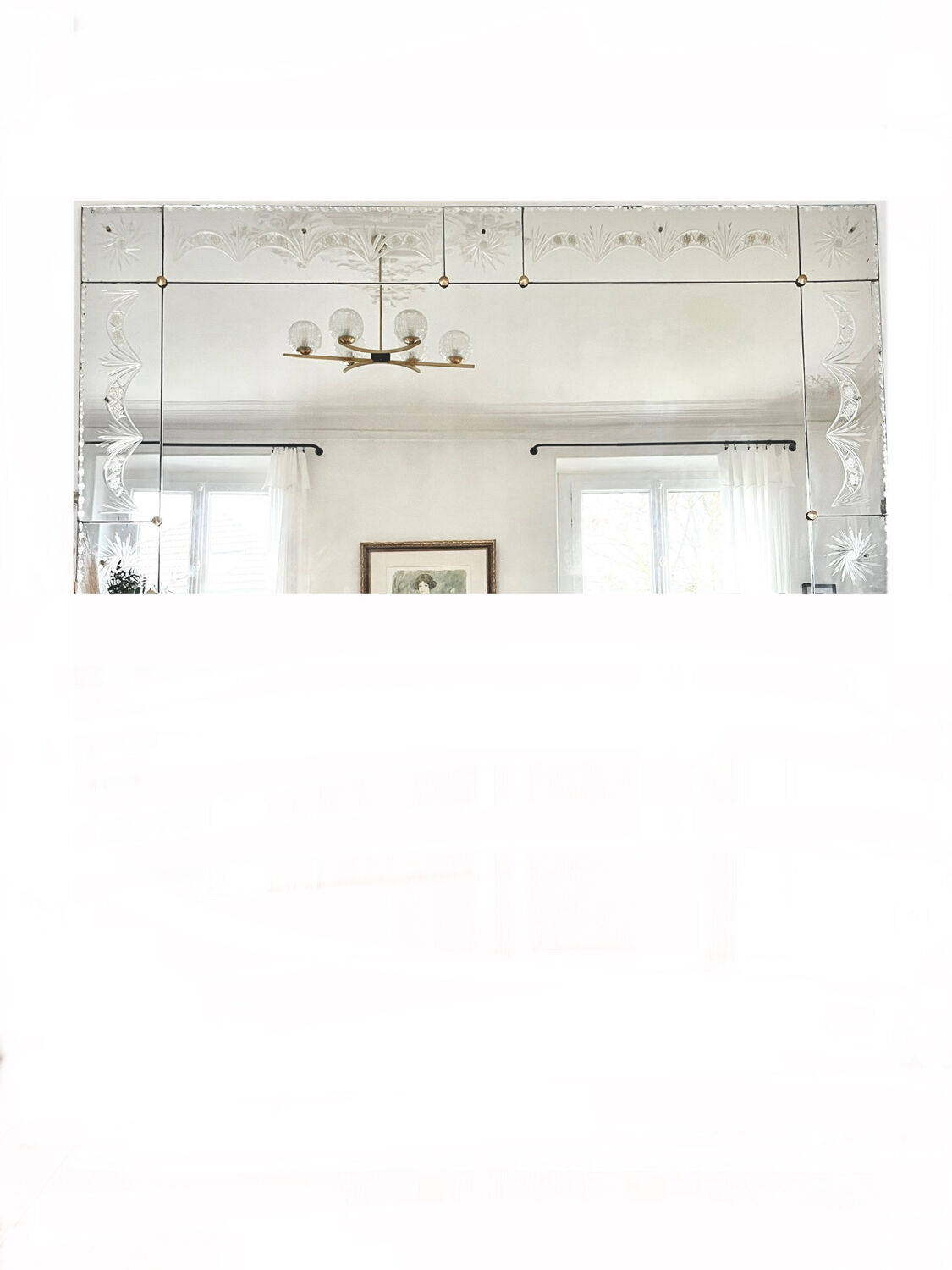 Large Art Deco mirror