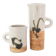 Two ceramic pitchers from the Dove pottery