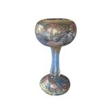 Glass vase signed Vera Walther – German art glassworks, 19th century