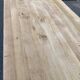 Large extendable monastery table stripped in raw solid oak 200 cm