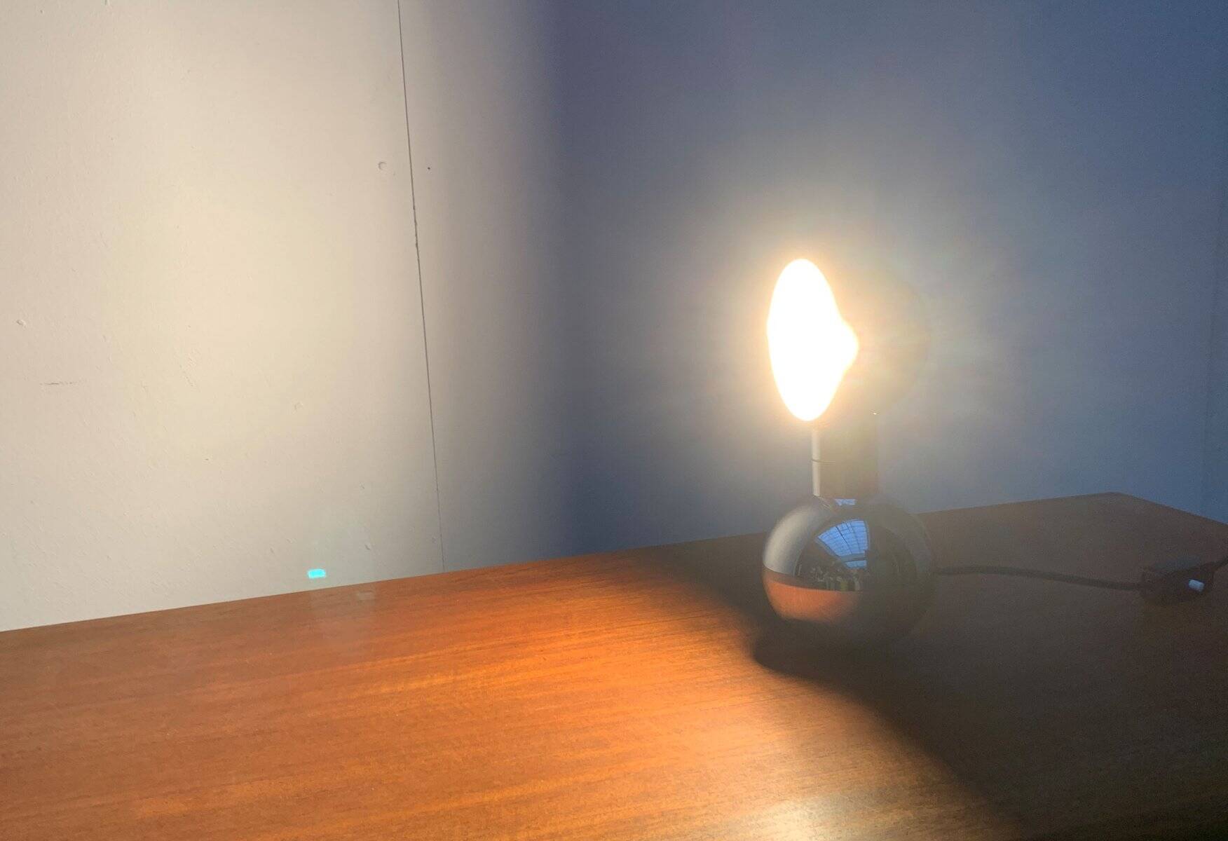 Lampe de table allemande de l'époque Space Age du milieu du siècle de Cosack