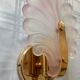 Pair of wall lamps glass sheet