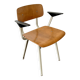 Vintage chair design Friso Kramer model Revolt with armrests