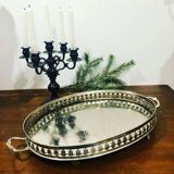 Oriental silver metal top