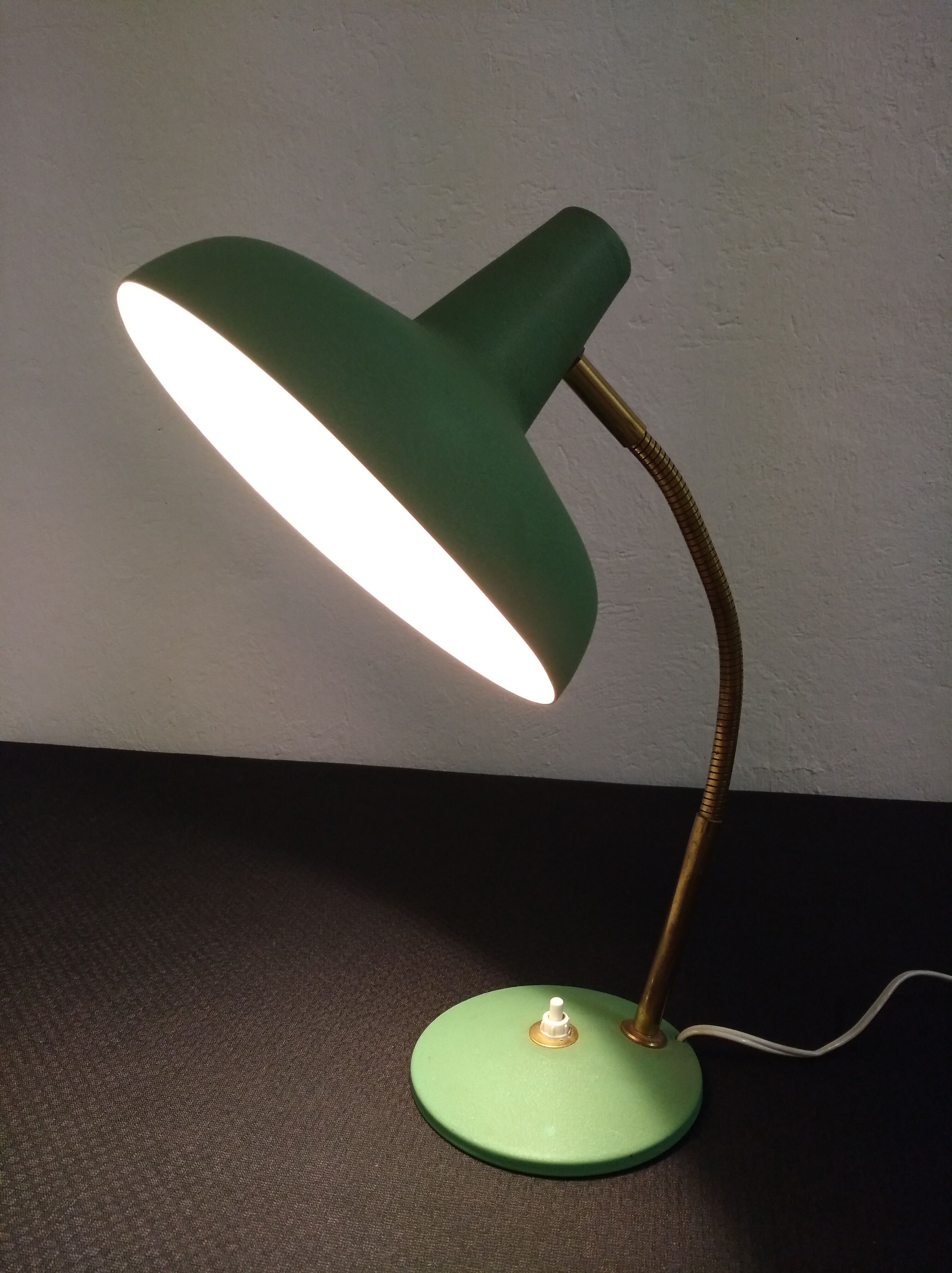 Aluminor office lamp of the 1950s