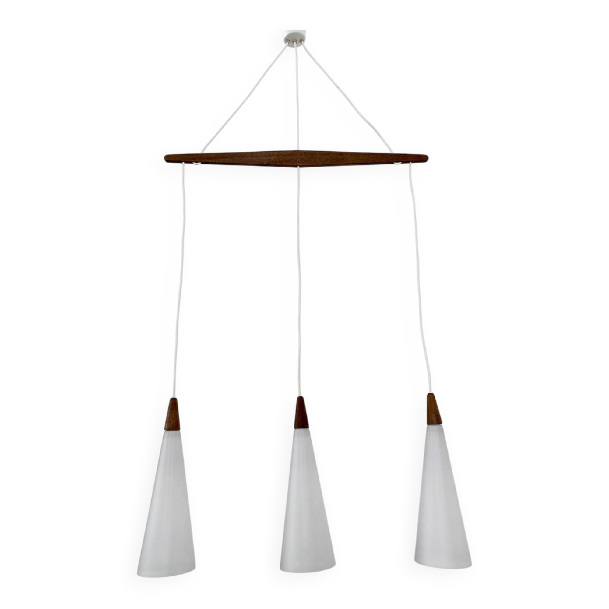 Danish Teak Hanging Light