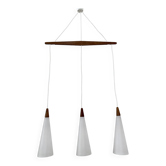 Lumière suspendue en teck danois