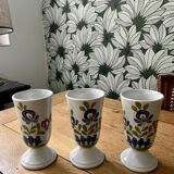 Hand-Painted Ceramic Mazagrans - Cups