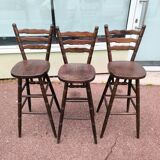 Set of 3 bistro bar stools
