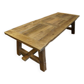 100-year-old solid oak farm table 220 x 100 cm