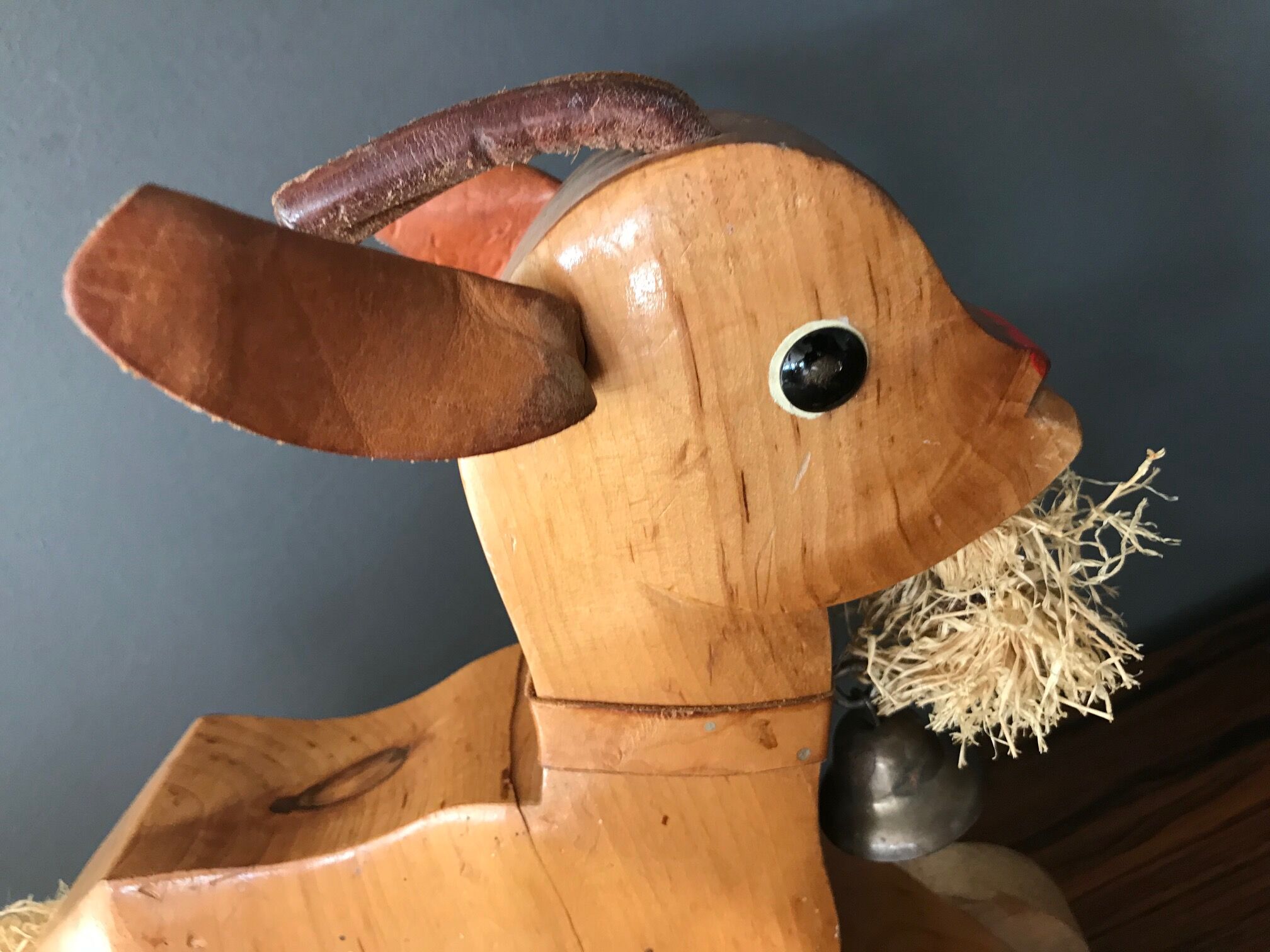 Franz Carl Weber's wooden goat 1960 handmade