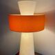 Intense orange furniture lamp Lamp'cône