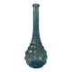 Vintage carafe with blue bubbles, glass, Empoli, Italy, 1960s