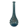 Vintage carafe with blue bubbles, glass, Empoli, Italy, 1960s