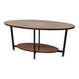 Scandinavian Teak Coffee Table with Adjustable Feet, 1960