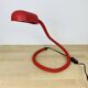 Lampe serpent flexible rouge années 80
