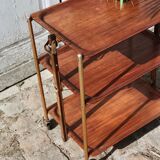 Foldable wood service 3 floors