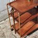 Foldable wood service 3 floors