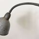 Grey Industrial Gooseneck Scissor Wall Lamp from Elektroinstala, 1960s
