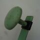 Grey green metal hook 1960s