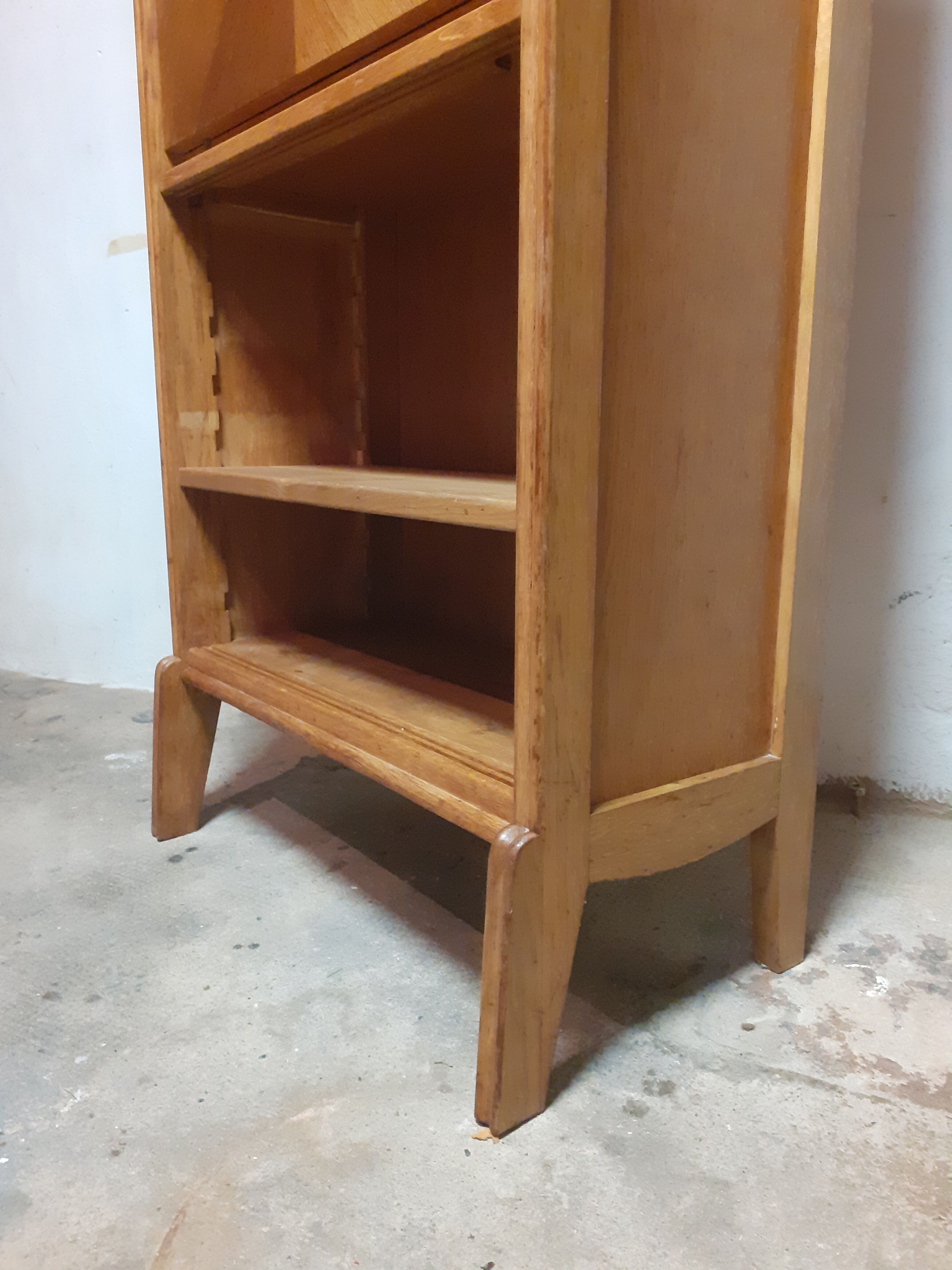 Small oak secretary