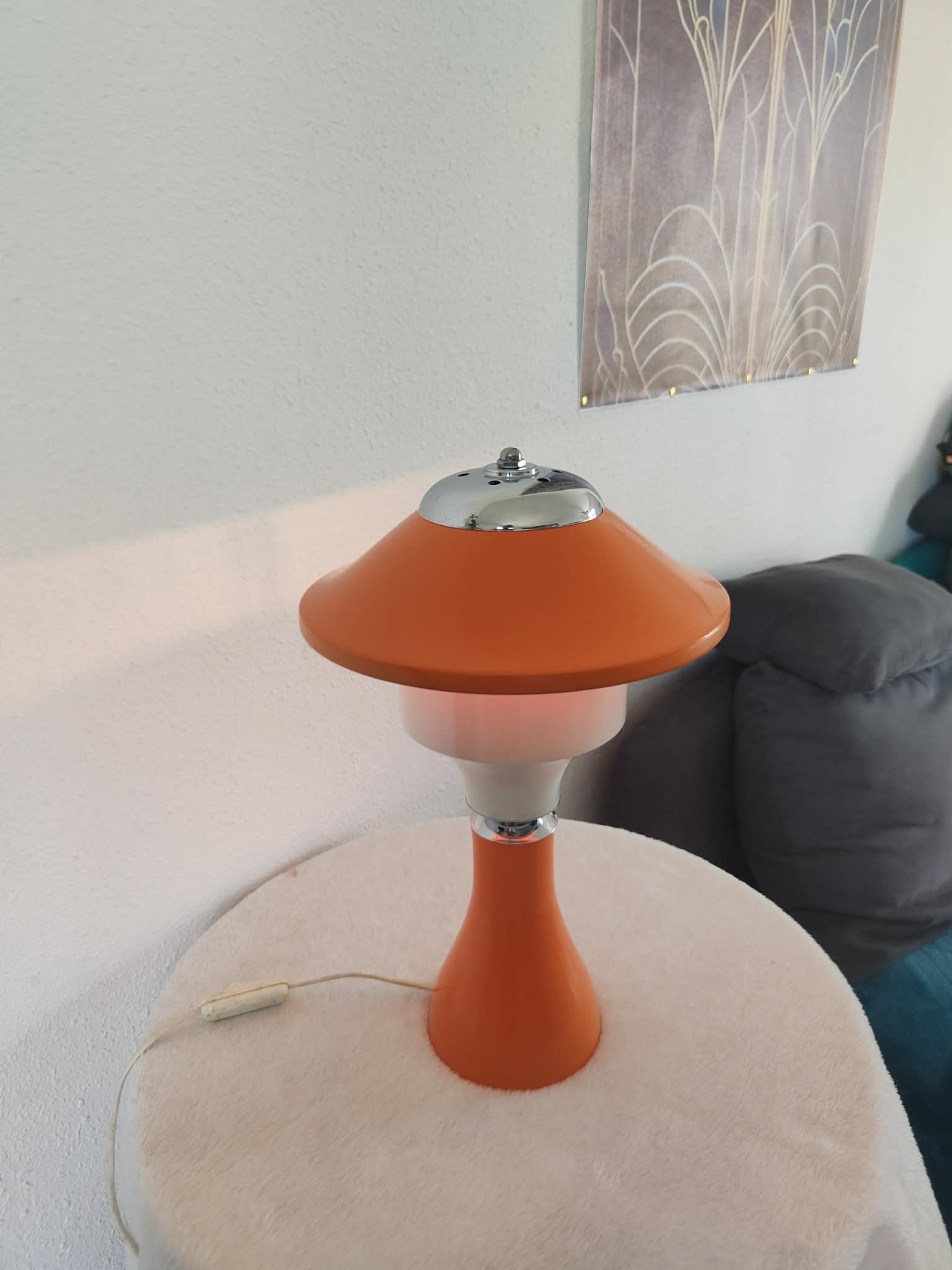 Vintage UFO lamp