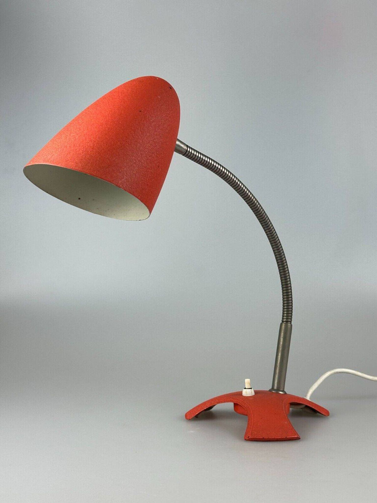 60s 70s lampe lampe de table lampe de bureau métal space age