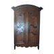 Transition wardrobe in 18th century walnut