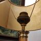 Lampe de table en bois et laiton