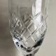 Ensemble de six verres à vin en cristal de Lorraine
