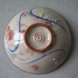Old small bowl in enamelled terracotta, old earthenware
