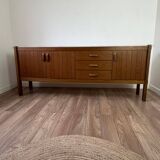 Large vintage brutalist sideboard