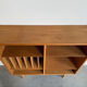 Vintage bookcase Hundevad oak vinyl