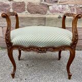 Small neo-classical castle bench LOUIS XV style 1920