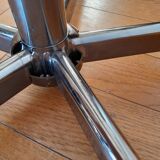 Space age 1970 coat rack in chromed metal and Bakelite